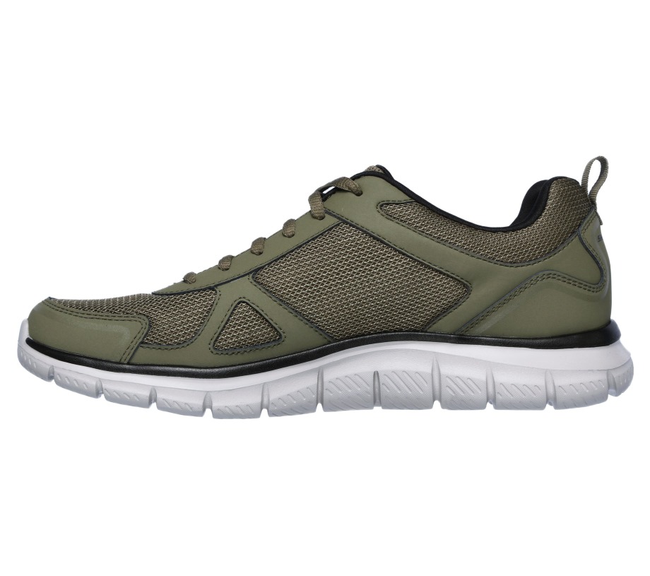 Track Olive Black Skechers