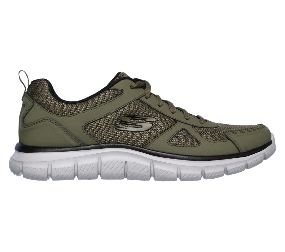 Track Olive Black Skechers