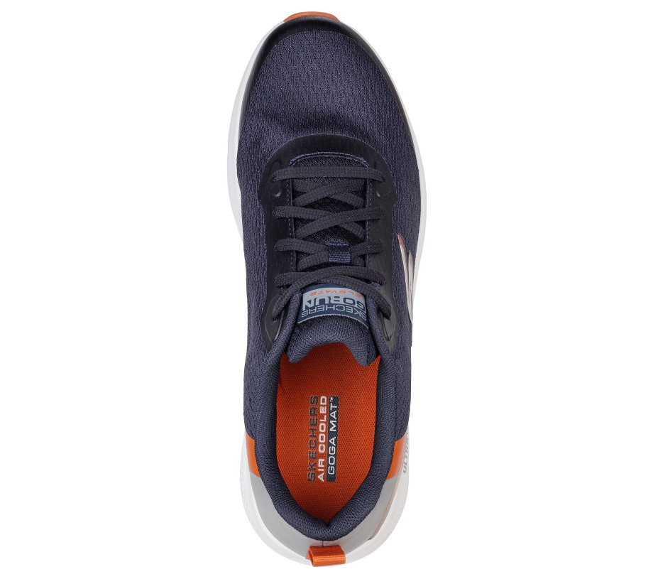 GOrun Elevate Orbiter Navy Orange Skechers
