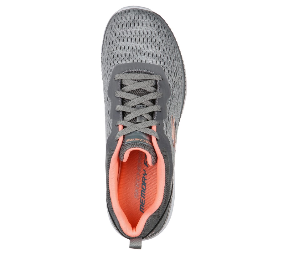 Bountiful Quick Path Gray Coral Skechers