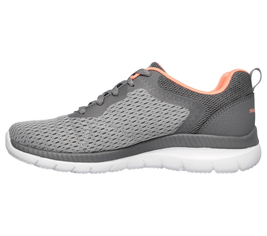 Bountiful Quick Path Gray Coral Skechers