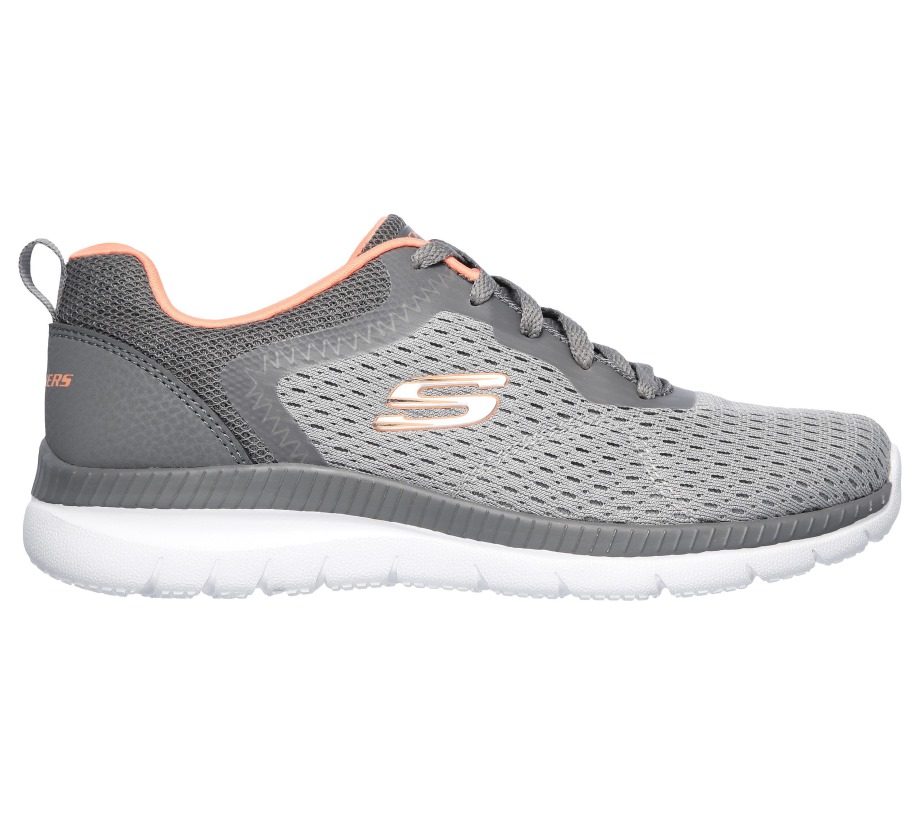 Bountiful Quick Path Gray Coral Skechers