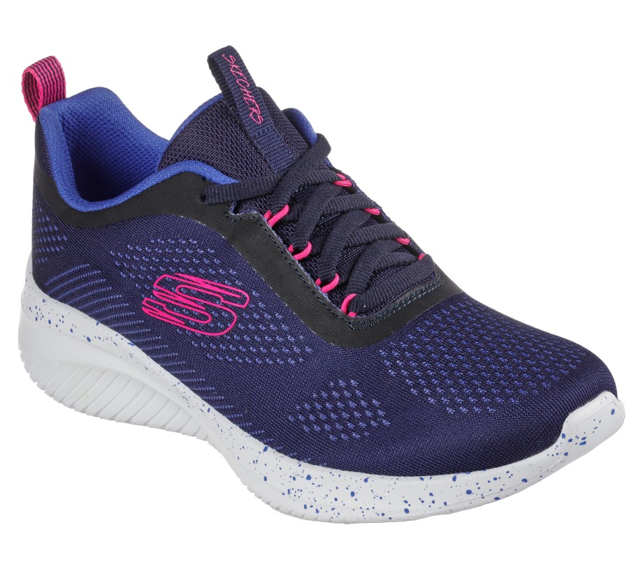 Ultra Flex 3.0 New Horizons Navy Pink Skechers