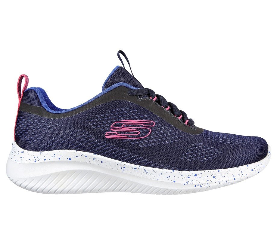 Ultra Flex 3.0 New Horizons Navy Pink Skechers
