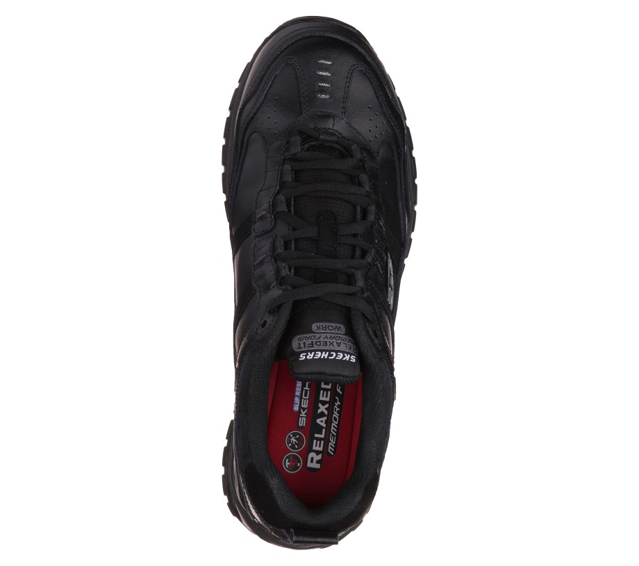 Work Soft Stride Grinnell Skechers Black