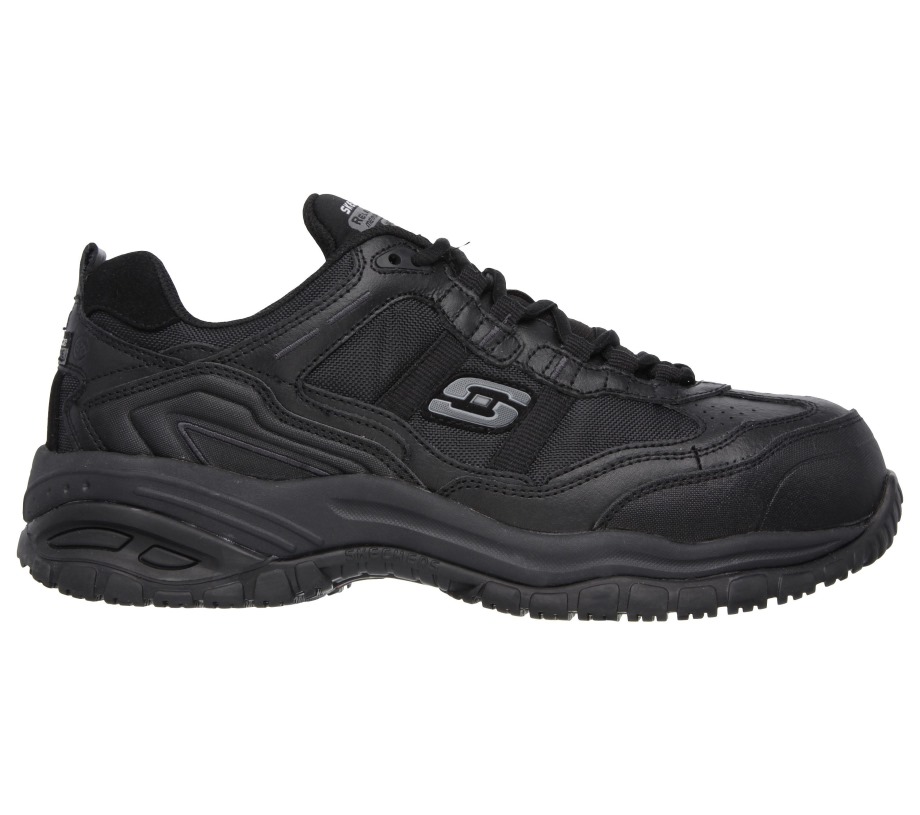 Work Soft Stride Grinnell Skechers Black