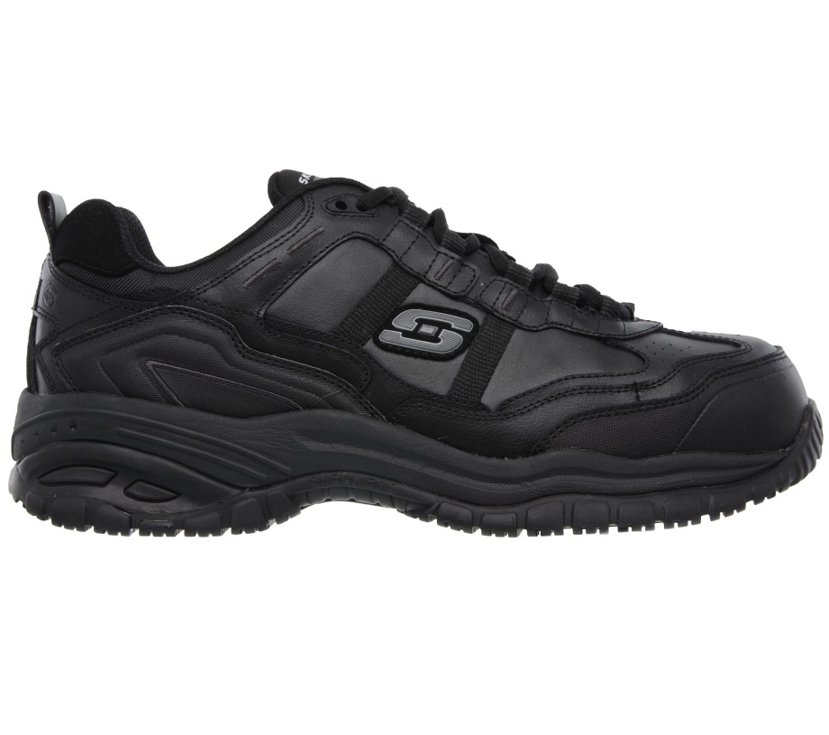 Work Soft Stride Grinnell Skechers Black
