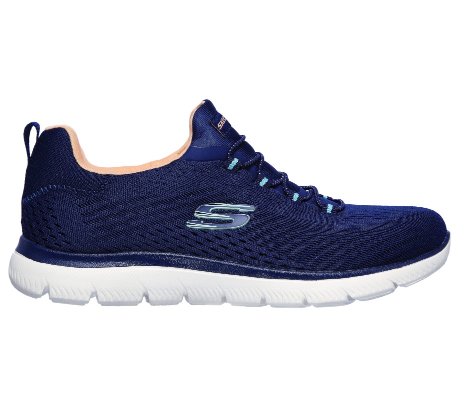 Summits Fast Attraction Skechers Navy Coral