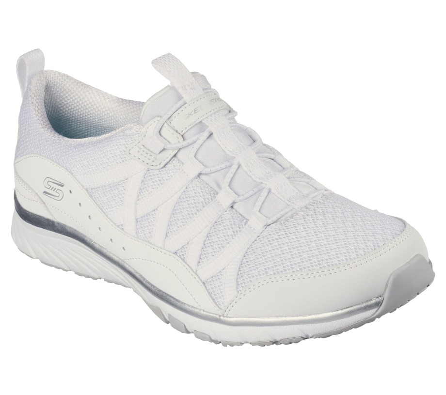 Gratis Sport Live Golden White Silver Skechers