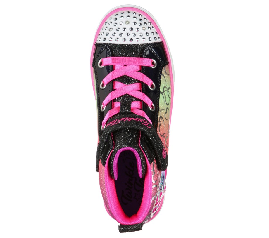 Skechers Girl's Twinkle Toes Twinkle Sparks Magic-Tastic Black Multi