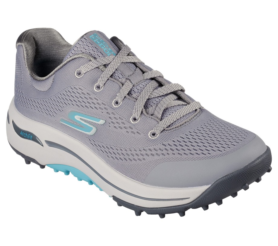 GO GOLF Arch Fit Balance Gray Blue Skechers