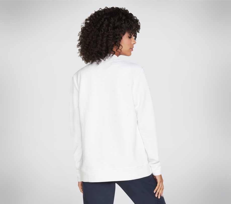 Skechers The Hoodless Hoodie GO WALK Everywhere Jacket White