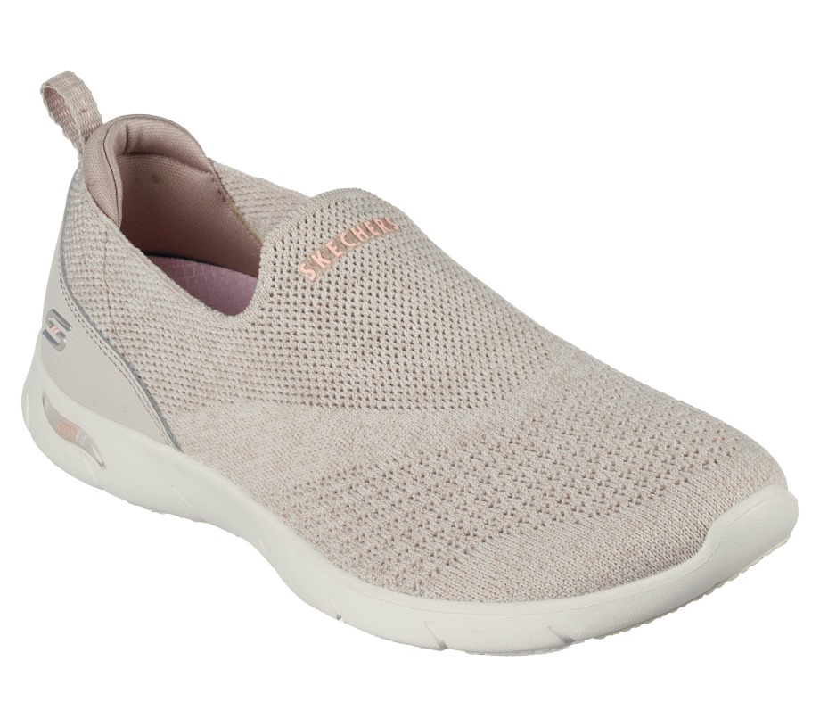 Arch Fit Refine Don't Go Taupe Skechers