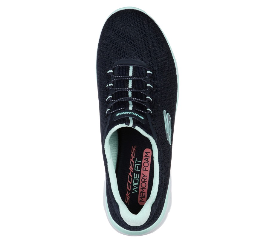 Summits Navy Aqua Skechers
