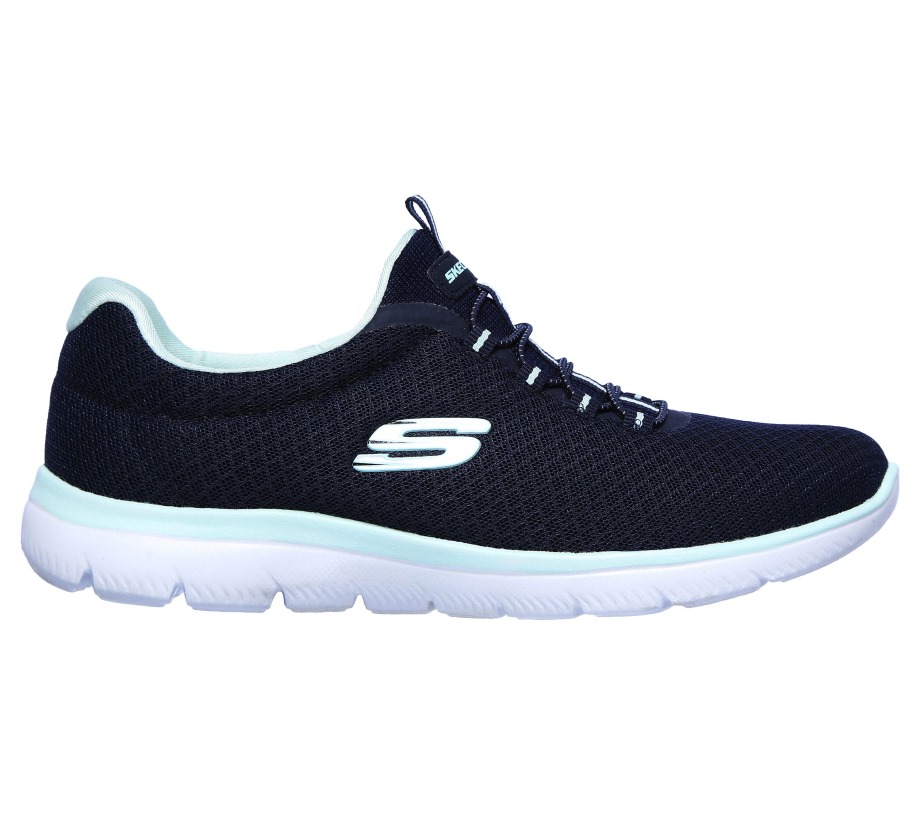 Summits Navy Aqua Skechers
