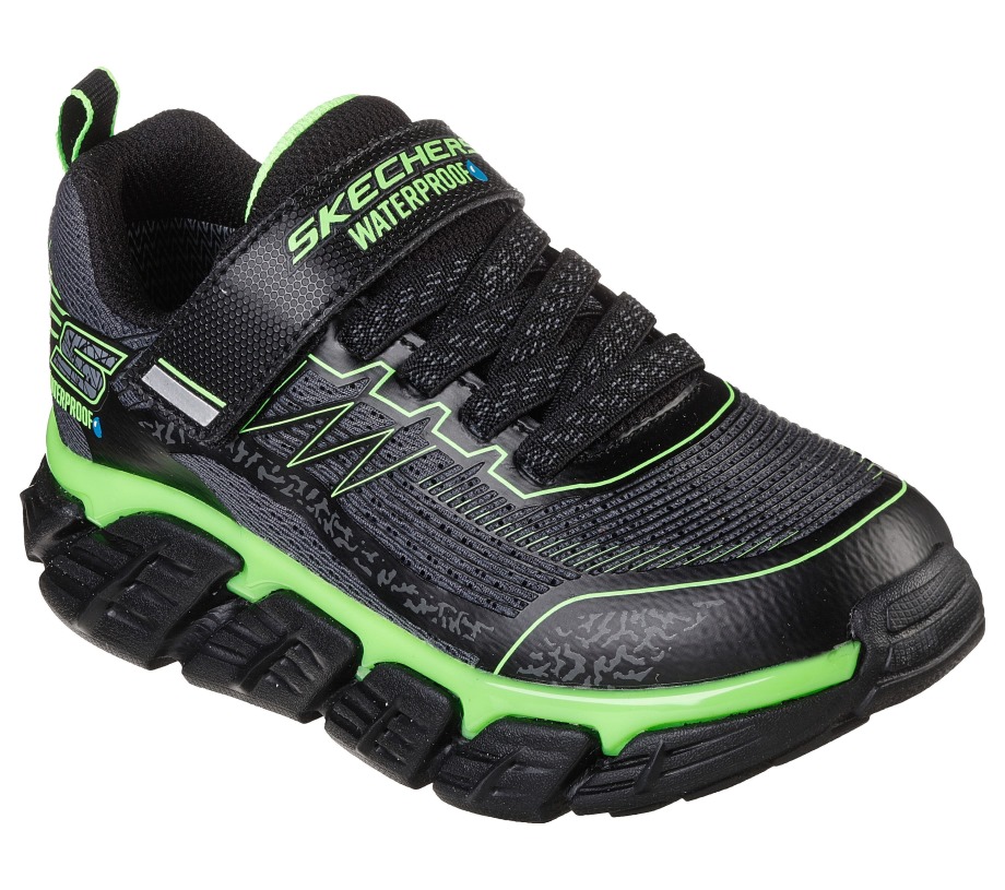 Skechers Tech-Grip Gray Lime
