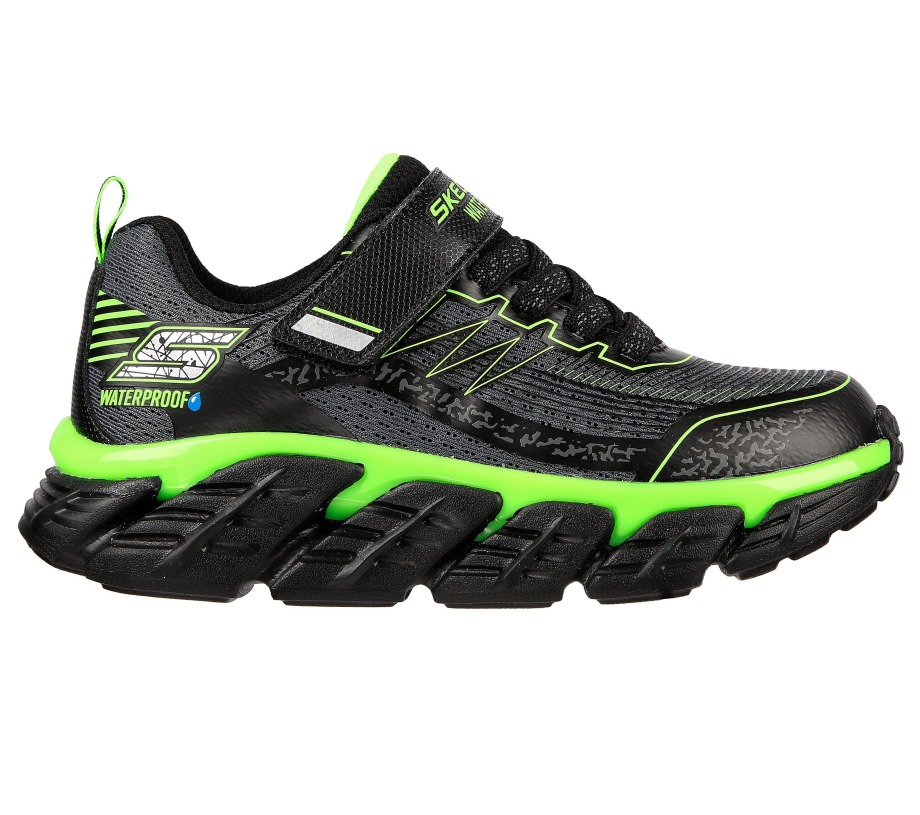 Skechers Tech-Grip Gray Lime