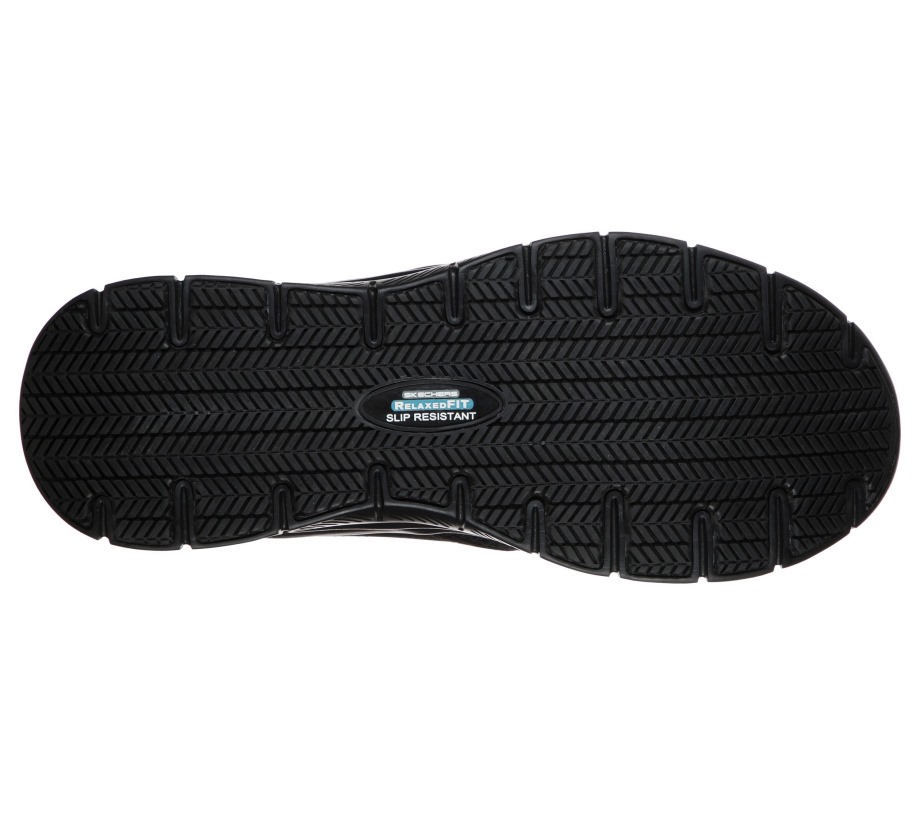 Work Relaxed Fit Flex Advantage McAllen SR Skechers Black