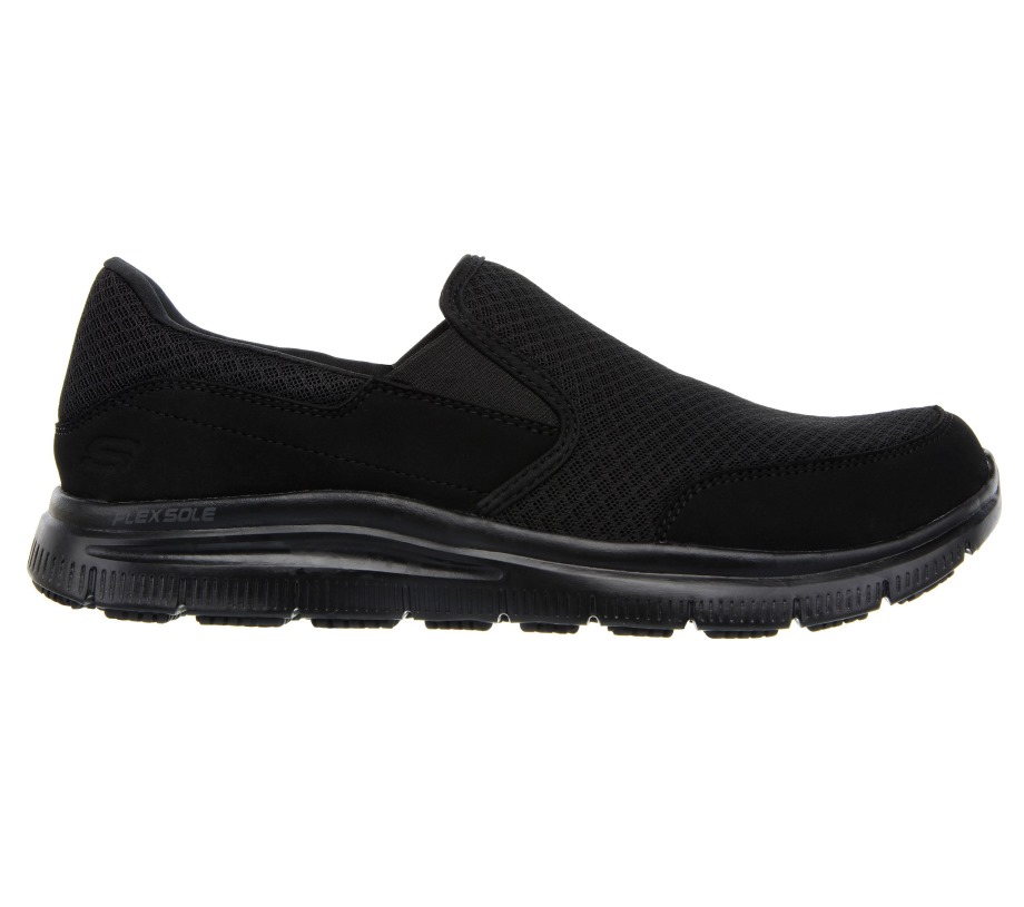 Work Relaxed Fit Flex Advantage McAllen SR Skechers Black
