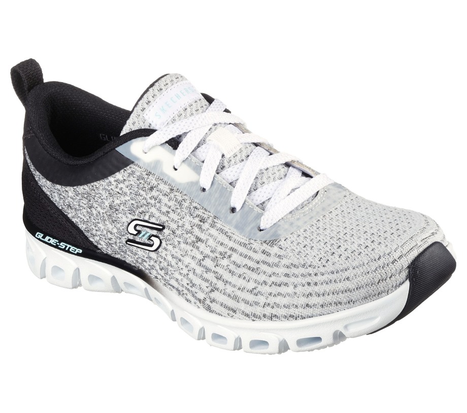 Glide-Step Sport Head Start Skechers White Black
