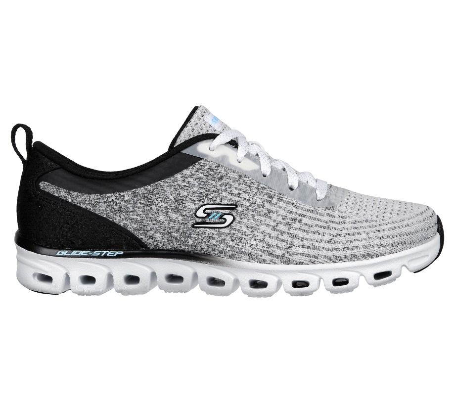 Glide-Step Sport Head Start Skechers White Black