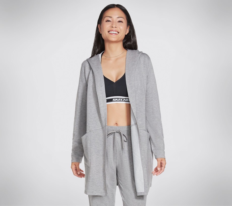 Skechers Apparel Restful Hoodigan Light Gray