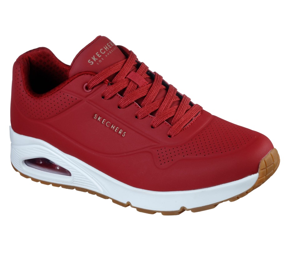 Skechers Uno Stand On Air Dark Red