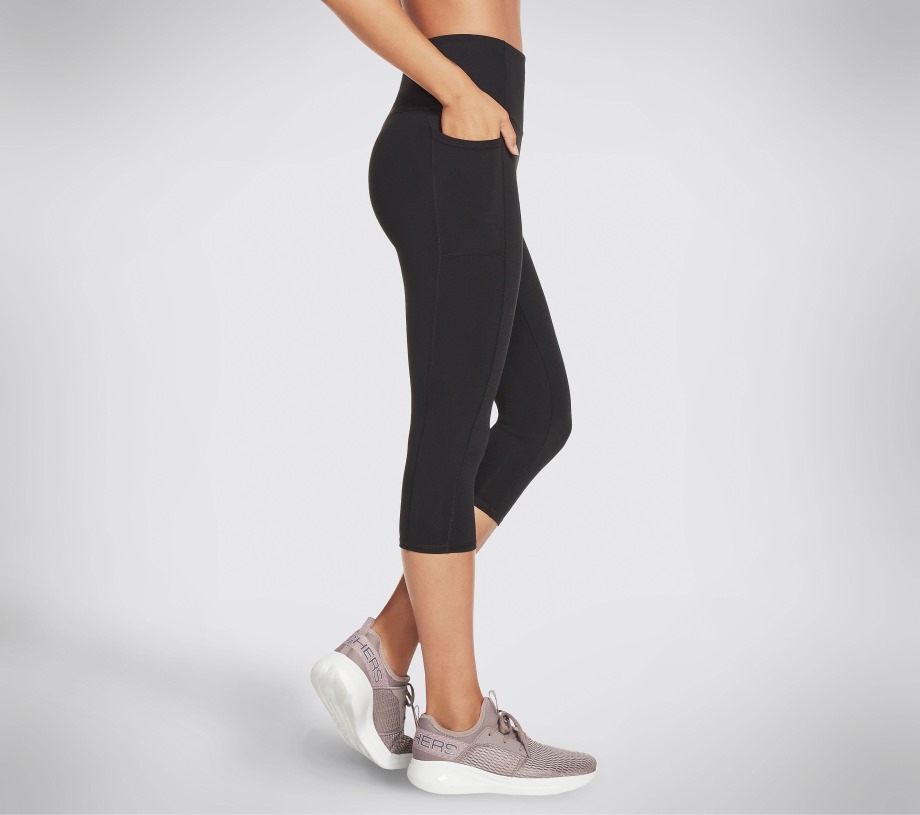 Apparel GOWALK HW Capri Black Skechers