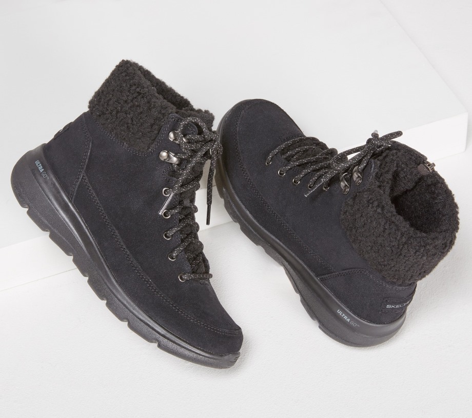 On-the-GO Glacial Ultra Woodlands Black Skechers