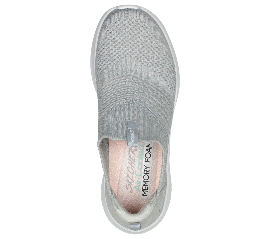 Ultra Flex 3.0 Classy Charm Light Gray Skechers