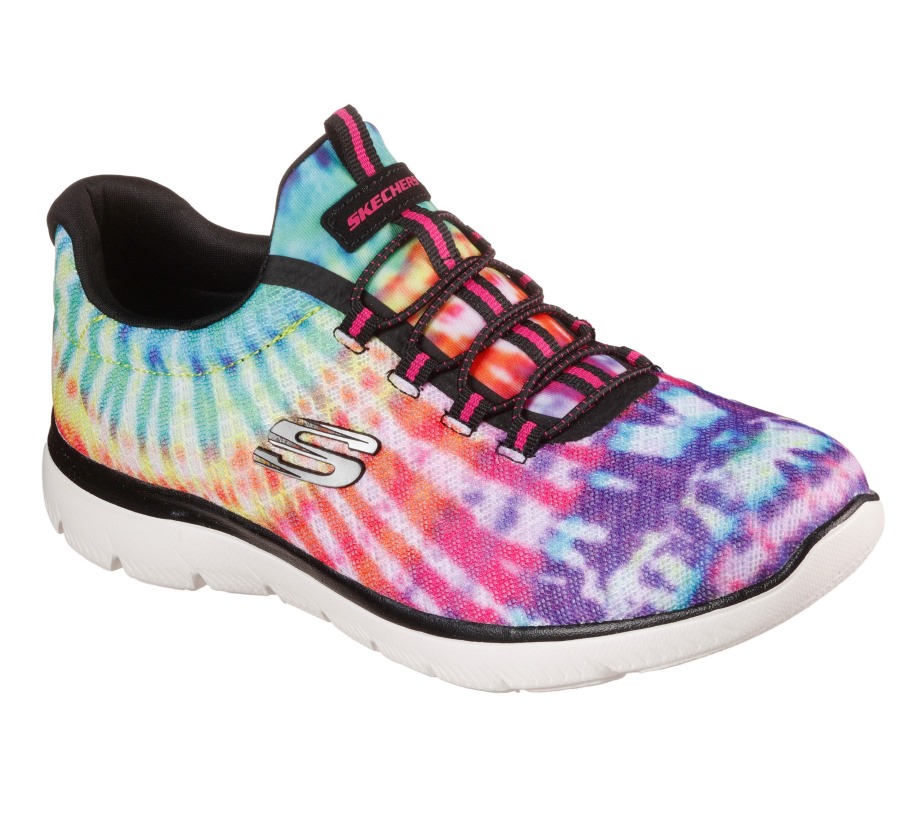 Summits Looking Groovy Skechers Black Multi