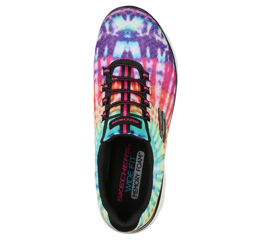 Summits Looking Groovy Skechers Black Multi
