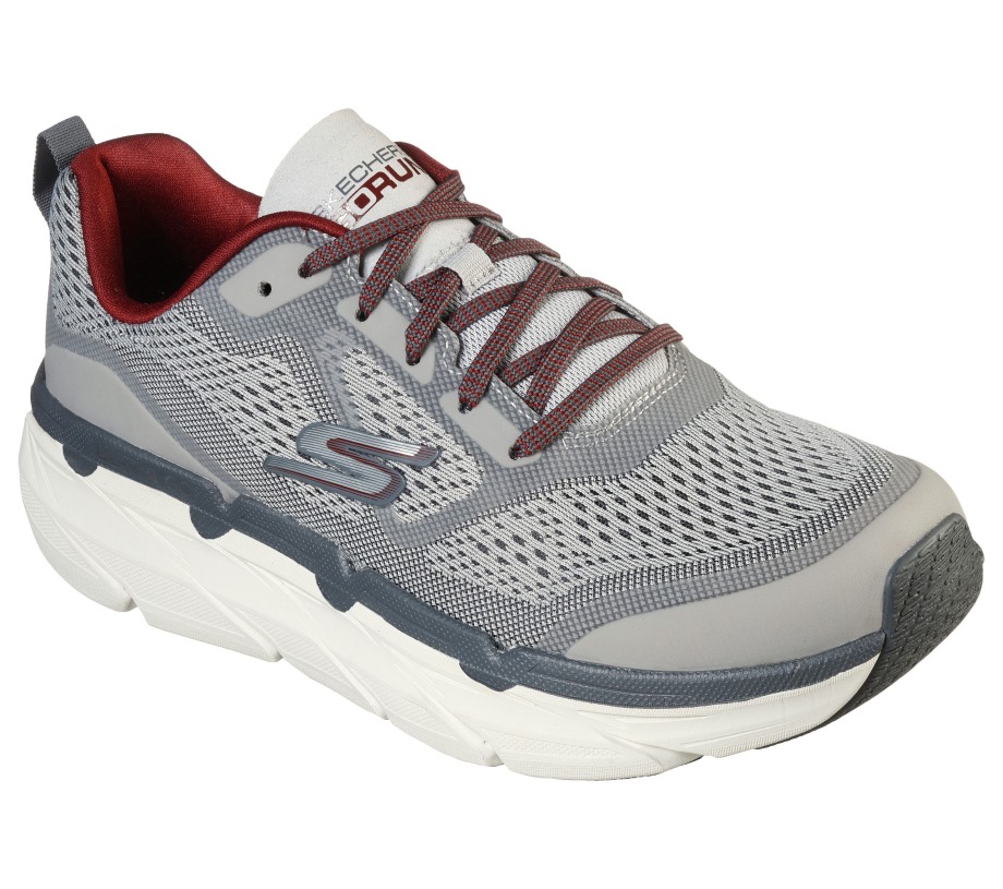 Max Cushioning Premier Vantage Skechers Gray Red