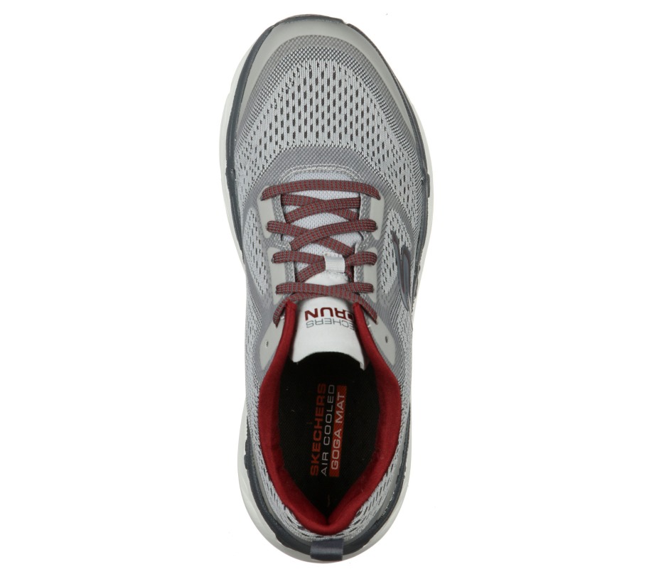 Max Cushioning Premier Vantage Skechers Gray Red