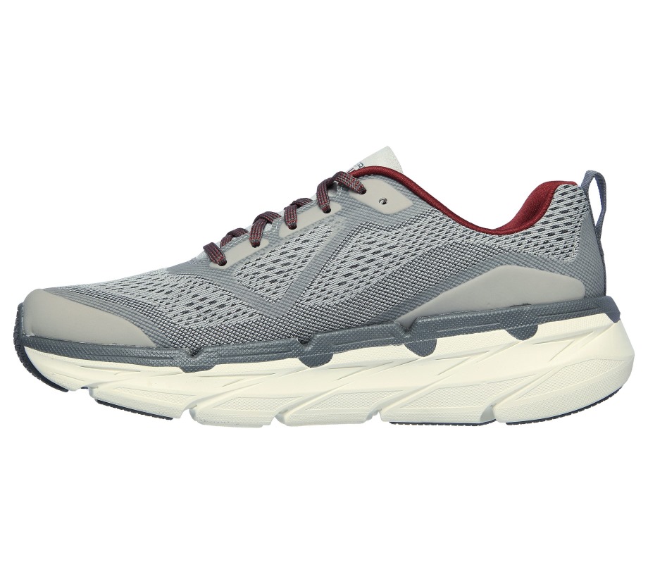 Max Cushioning Premier Vantage Skechers Gray Red