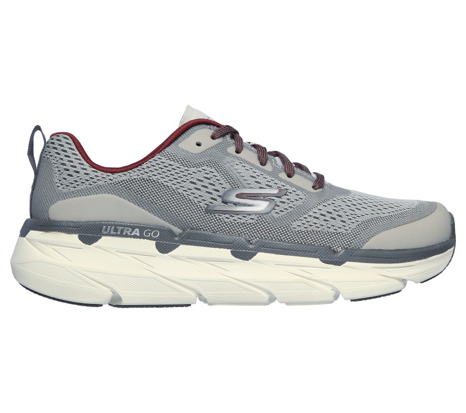 Max Cushioning Premier Vantage Skechers Gray Red