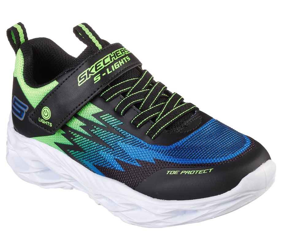 S Lights Vortex-Flash Zorent Black Lime Skechers