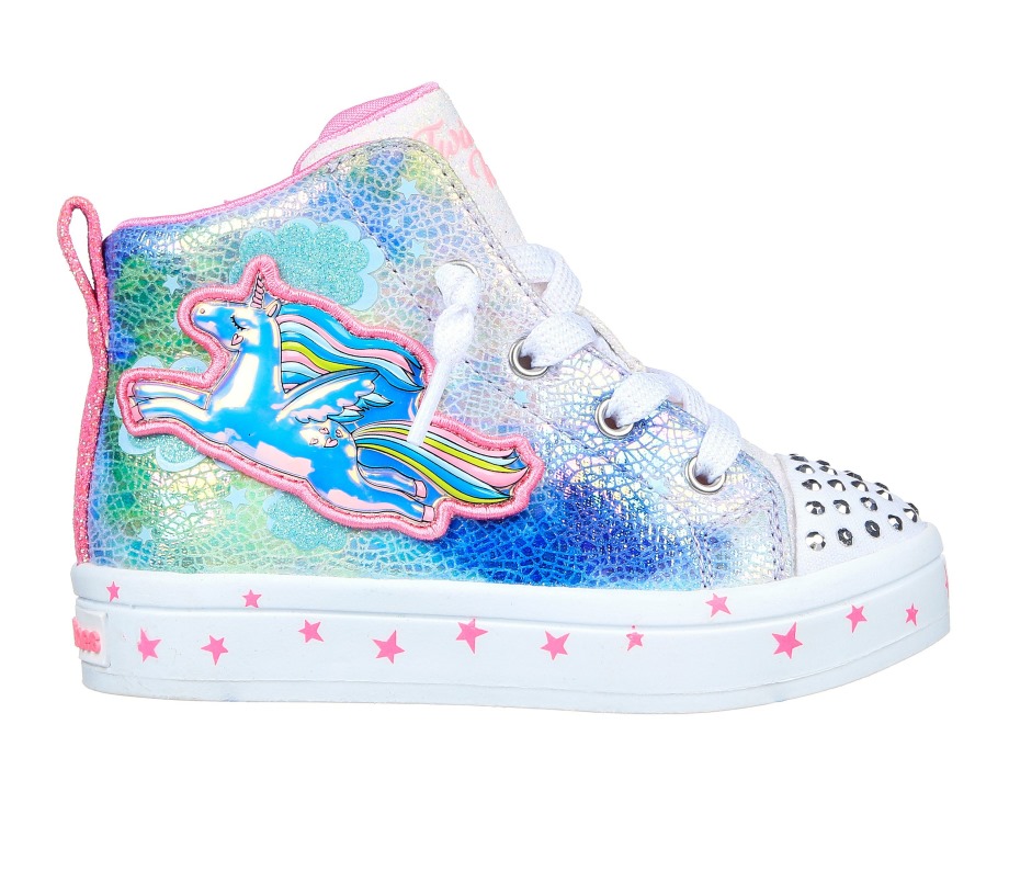 Twinkle Toes Twi-Lites 2.0 Unicorn Galaxy Skechers Pink Multi