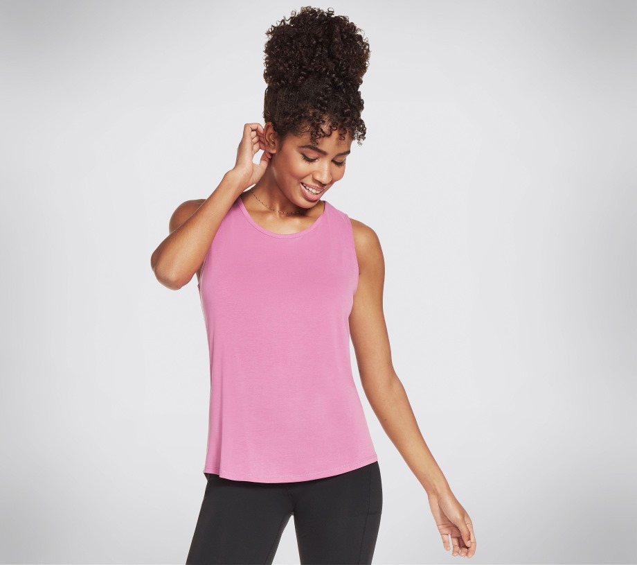 Apparel Tranquil Tunic Tank Top Skechers Purple Pink