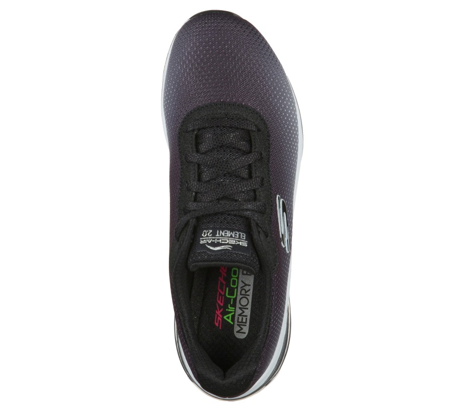 Skech-Air Element 2.0 Black White Skechers