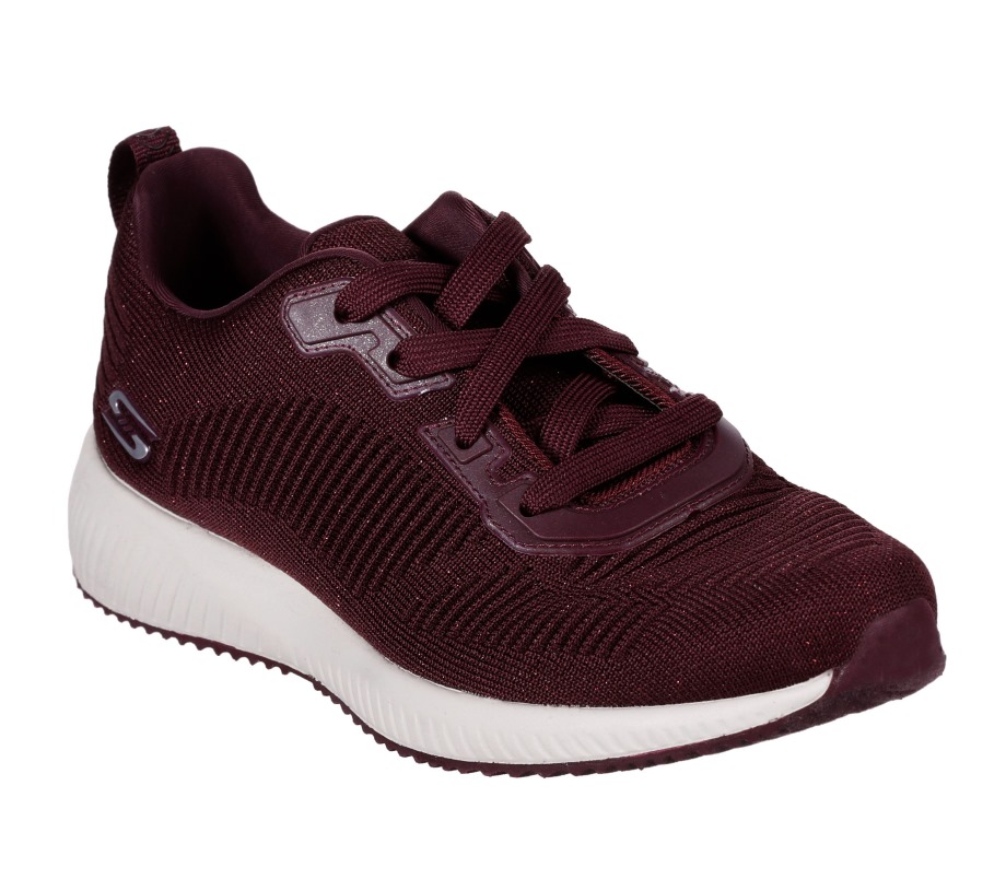BOBS Sport Squad Total Glam Skechers Burgundy