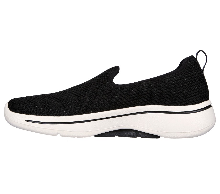 JGoldcrown GO WALK Arch Fit Skechers Black White