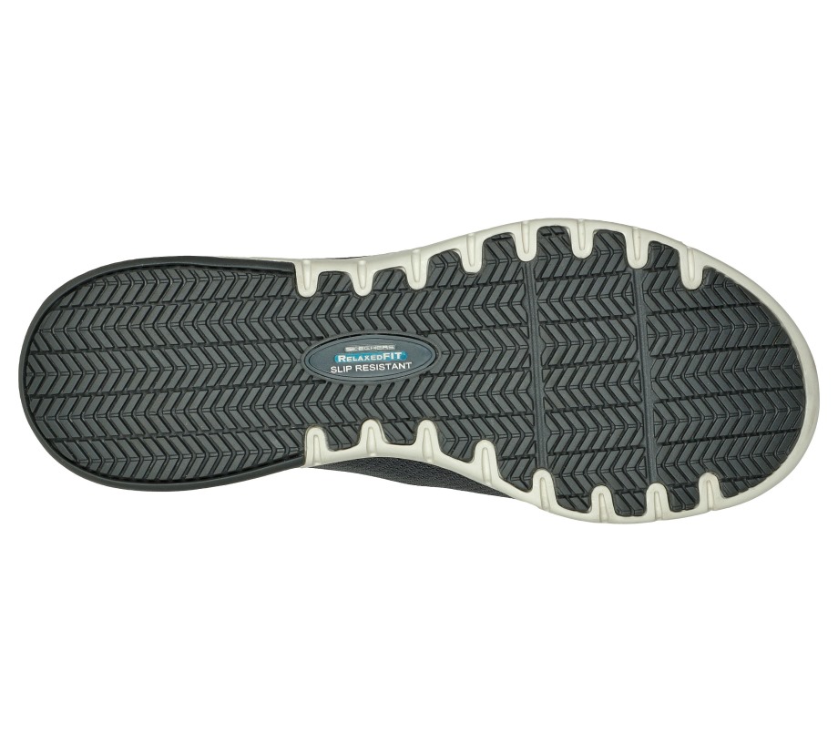 Work Relaxed Fit Marsing Waiola SR Charcoal Skechers