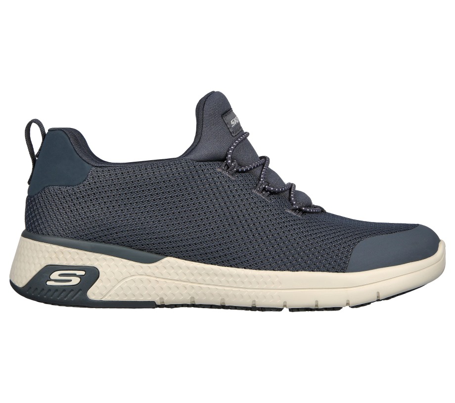 Work Relaxed Fit Marsing Waiola SR Charcoal Skechers