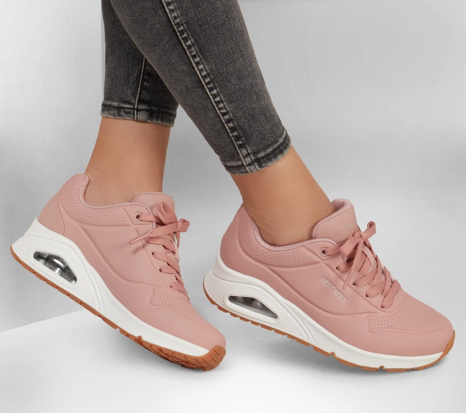 Uno Stand on Air Blush Pink Skechers