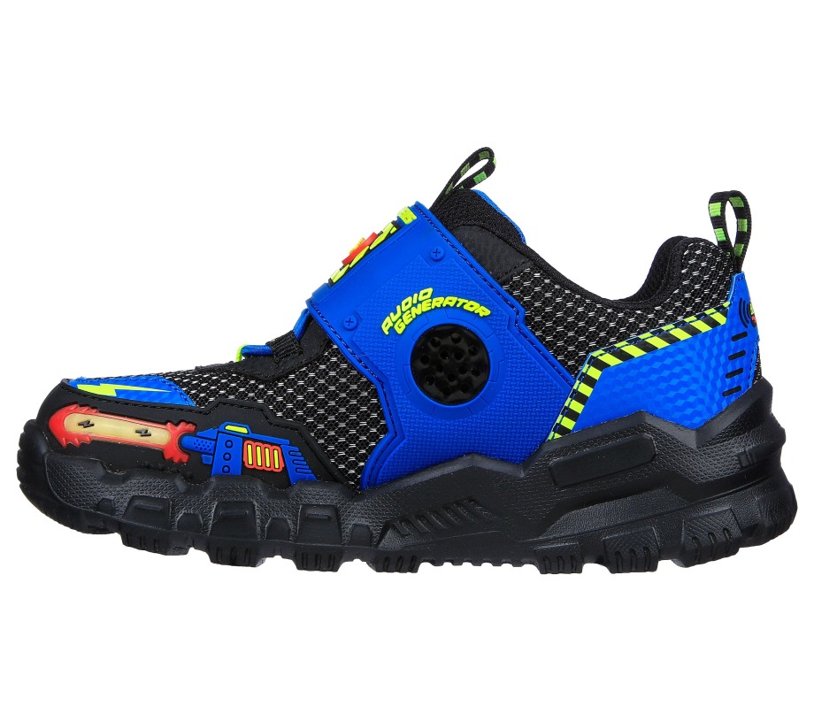S Lights Adventure Track Sound Blaster Skechers Black Lime