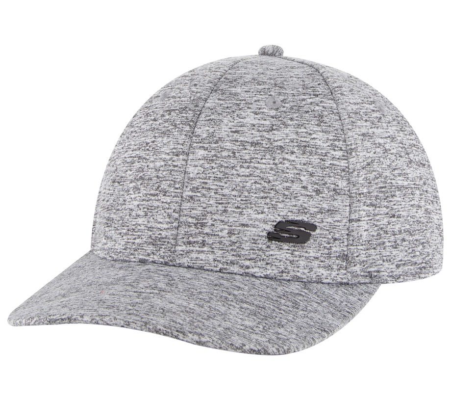 Space Dye Baseball Hat Skechers Light Gray
