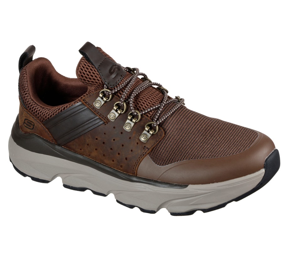 Relaxed Fit Delmont Escola Skechers Brown