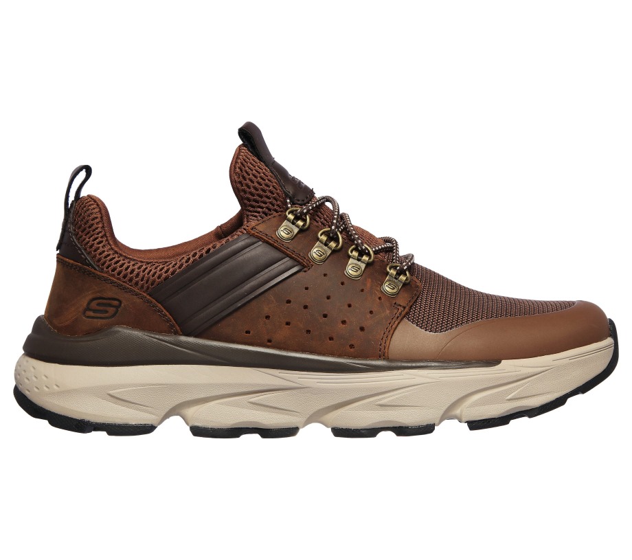 Relaxed Fit Delmont Escola Skechers Brown