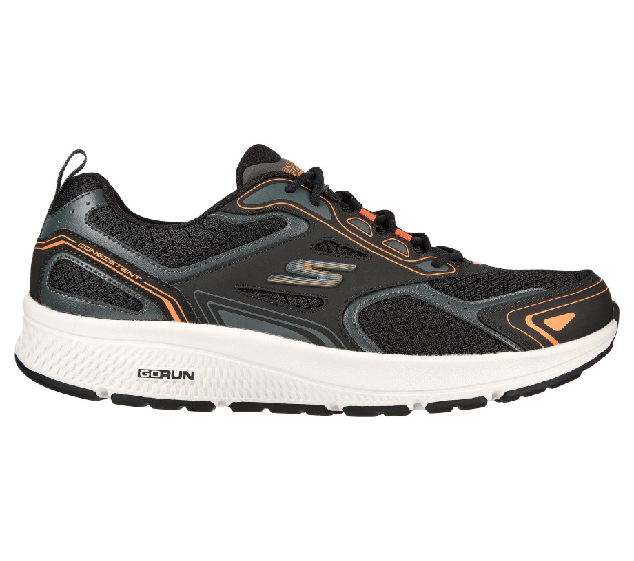 GOrun Consistent Black Orange Skechers
